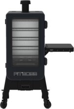 Pit Boss Navigator 3-Series WiFi & Bluetooth - Ahumador vertical de pellets de madera con controlador digital LCD, 1,118