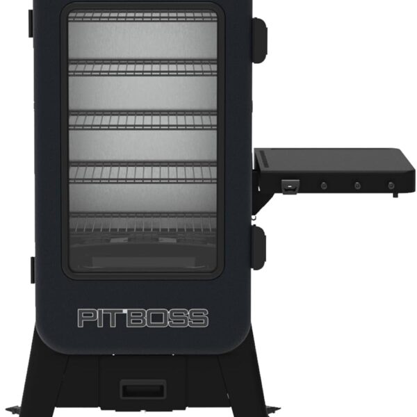 Pit Boss Navigator 3-Series WiFi & Bluetooth - Ahumador vertical de pellets de madera con controlador digital LCD, 1,118