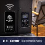 Pit Boss Navigator 3-Series WiFi & Bluetooth - Ahumador vertical de pellets de madera con controlador digital LCD, 1,118