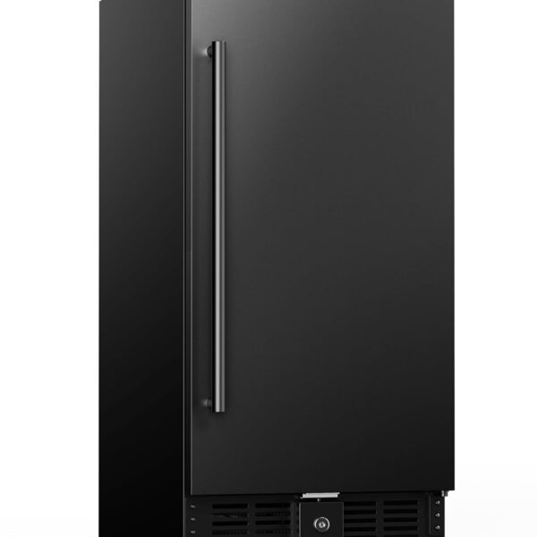 ICEVIVAL Refrigerador de bebidas de 15 pulgadas para debajo de la encimera, enfriador de bebidas para 127 latas integrad