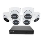 Swann AdvancedX - Sistema de cámara de seguridad NVR 4K con cable, 8 CH, 6 cámaras PoE para exteriores, 2 TB, visión noc