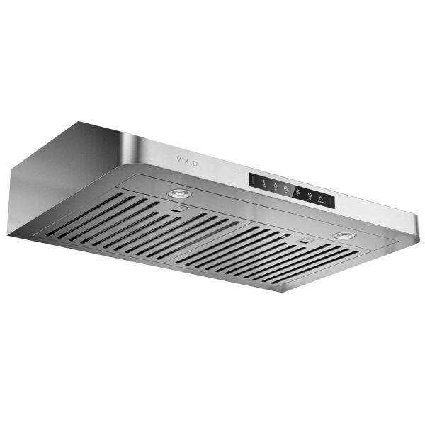 VIKIO HOME Campana extractora para debajo del gabinete de 30 pulgadas, conducto de ventilación rápida de 980 CFM, campan