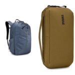 Mochila de Viaje Thule Paquete Aion 28L Expandible a 32L Organizador 2 en 1 con Bolsa de Bloqueo RFID Color Pizarra Oscu