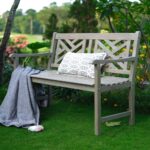 Banco de Jardín Cambridge Casual Indonesian Plantation Teak Maine 4 Pies Teca Gris Desgastado