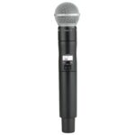 Shure Transmisor de mano ULXD2/SM58 con cápsula de micrófono SM58 - para sistemas inalámbricos digitales ULX-D, receptor