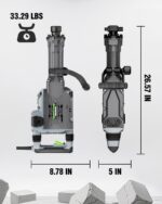 WORKPRO Martillo de demolición de 60 J – Rompeconcreto eléctrico resistente de 15A, martillo eléctrico industrial de 190