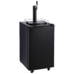 GarveeHome Kegerator y enfriador de cerveza de barril, dispensador de cerveza de barril de un solo grifo, refrigerador d