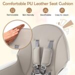 Silla Alta GLACER Gotoplay 10071-BE Convertible 6 en 1 Madera de Abedul Gris