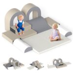 Juguetes de Escalada para Niños Olakids 10167 Set de 10 Piezas Espuma EPE Gris