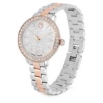 Reloj Swarovski Matrix 3-Link 5715028 Suizo Tono Oro Rosa Acero Inoxidable Cristales