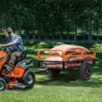 Carro volquete de acero resistente de 1500 libras - Remolque multifuncional de 15 pies cúbicos con paneles extraíbles pa