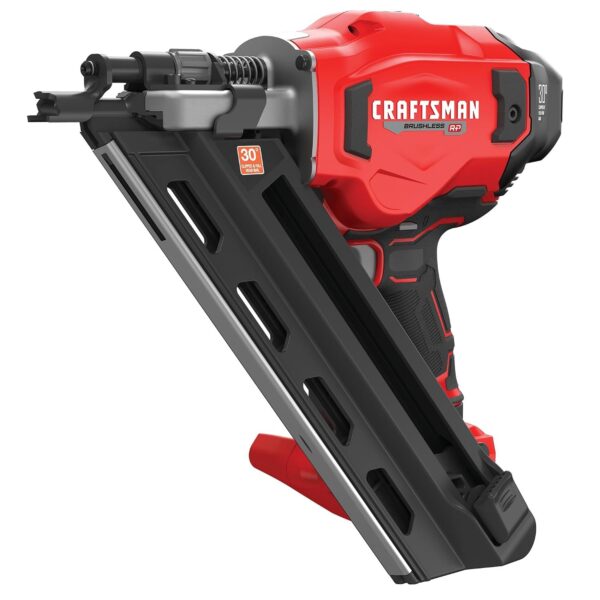 CRAFTSMAN V20 - Clavadora de encuadre inalámbrica sin escobillas de 30° (solo herramienta) (CMCN630PTB)