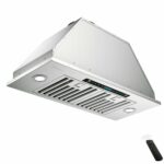 28 in. 900 CFM Convertible Ducted to Ductless Insert Range Hood in Stainless Steel with LED, Gesture and Touch Control