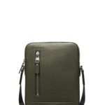 Bolsa de Vuelo Michael Kors Hudson 33F5LHDC2L-093 Cuero Cremallera Vertical Bolso Cruzado