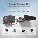 Inversor Renogy PUH 1000W Onda Sinusoidal Pura 12V a 120V con Bluetooth y Transferencia Automática