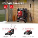 Cortacésped a Gas AMERISUN AV8621S1 Motor OHV 170cc Autopropulsado Plataforma de Acero 21 Pulgadas 3 en 1