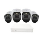 Swann AdvancedX 5MP Series / 8ch White NVR / 1TB / 4X ADVX5MPB 5MP Spotlight Bullet IP Cameras