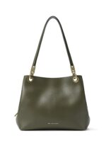 Bolso Bandolera Michael Kors Kensington Cuero Guijarro Herrajes Dorados