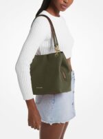 Bolso Bandolera Michael Kors Kensington Cuero Guijarro Herrajes Dorados