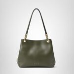 Bolso Bandolera Michael Kors Kensington Cuero Guijarro Herrajes Dorados