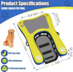 Rampa Inflable para Perros Whiffee 384 RAMP 60x40 Pulgadas Azul y Amarillo PVC