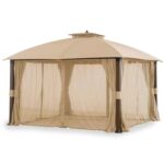 Toldo de Repuesto Garden Winds LCM1514BCNRS-V26 para Cenador Broyhill Eagle Brooke Asheville 10 x 12 pies Color Arena Cl