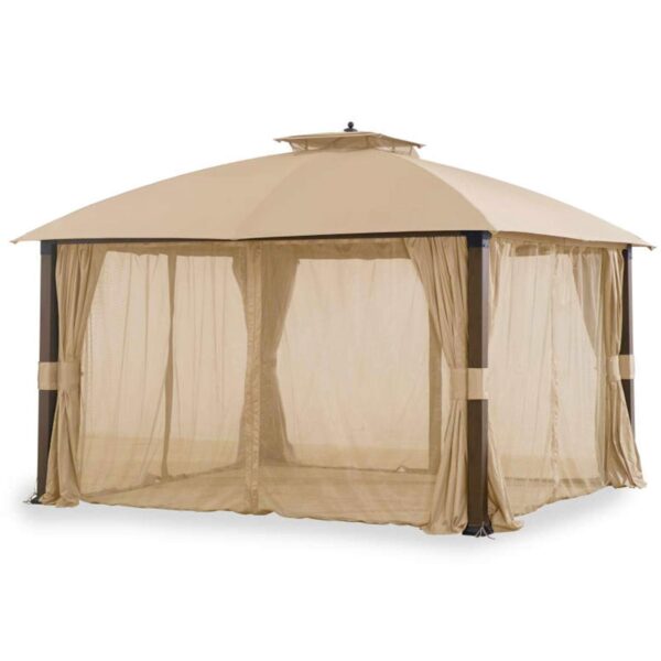 Toldo de Repuesto Garden Winds LCM1514BCNRS-V26 para Cenador Broyhill Eagle Brooke Asheville 10 x 12 pies Color Arena Cl