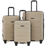 Maleta Rígida Expandible Scotch & Soda Rotterdam SS-S3103-EX-205 Travertino Juego de 3 Piezas 22 26 30 Pulgadas