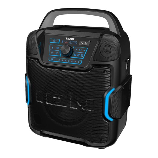 Altavoz de Fiesta Bluetooth ION Audio SPORT320 200 Vatios Resistente al Agua IPX5 con Luces Radio FM y Batería Recargabl