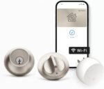 Cerradura inteligente Level Lock+ con cerrojo WiFi - La cerradura inteligente más pequeña del mundo más Apple Home Key -