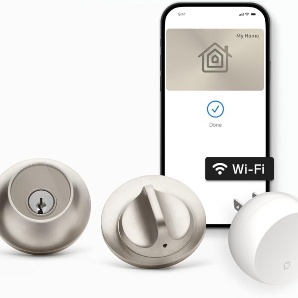 Cerradura inteligente Level Lock+ con cerrojo WiFi - La cerradura inteligente más pequeña del mundo más Apple Home Key -