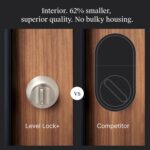 Cerradura inteligente Level Lock+ con cerrojo WiFi - La cerradura inteligente más pequeña del mundo más Apple Home Key -