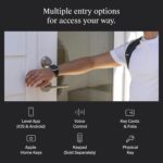 Cerradura inteligente Level Lock+ con cerrojo WiFi - La cerradura inteligente más pequeña del mundo más Apple Home Key -