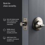 Cerradura inteligente Level Lock+ con cerrojo WiFi - La cerradura inteligente más pequeña del mundo más Apple Home Key -