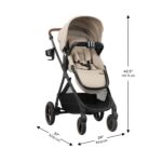 Cochecito Evenflo Shyft Intuiti+ ST200112547 Travertino Modular 6 Modos con Suspensión en Todas las Ruedas