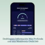 Monitor de Bebé Owlet Dream Duo Gen 3 PS03NWBUSN Video 2K HD con Calcetín Dream Sock Azul