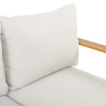 Juego de Muebles para Patio Christopher Knight Home Kayahs 328150R 3 Piezas Madera de Acacia Teca y Beige