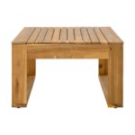 Juego de Muebles para Patio Christopher Knight Home Kayahs 328150R 3 Piezas Madera de Acacia Teca y Beige