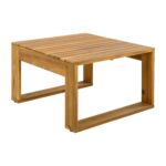 Juego de Muebles para Patio Christopher Knight Home Kayahs 328150R 3 Piezas Madera de Acacia Teca y Beige