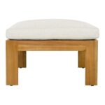 Juego de Muebles para Patio Christopher Knight Home Kayahs 328150R 3 Piezas Madera de Acacia Teca y Beige