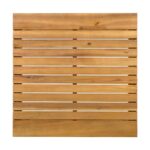 Juego de Muebles para Patio Christopher Knight Home Kayahs 328150R 3 Piezas Madera de Acacia Teca y Beige