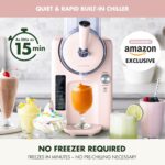 GreenPan Máquina para hacer helados y granizados, suave, sorbete, margaritas, batidos, yogur congelado, sin precongelaci