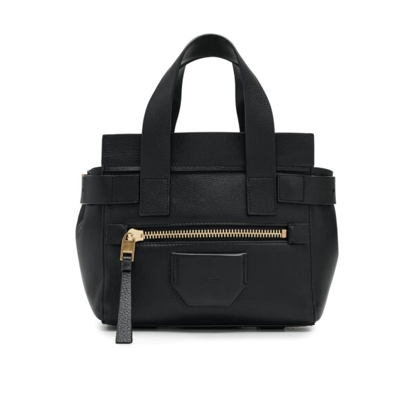 Bolso Cruzado AllSaints Mini Perez W336XD Cuero Negro Talla Única