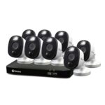 Swann DVR con cable para hogar/negocio, sistema de cámara de seguridad Full HD de 1080p, 8 canales, 8 cámaras para inter