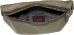 Bolso Cruzado Cole Haan Judson P125628 de Cuero Verde Oliva Marrón Madeira