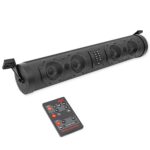 Barra de Sonido UTV Rough Country 99515_A Bluetooth 500 Watts 8 Altavoces Impermeable IP66 Negro