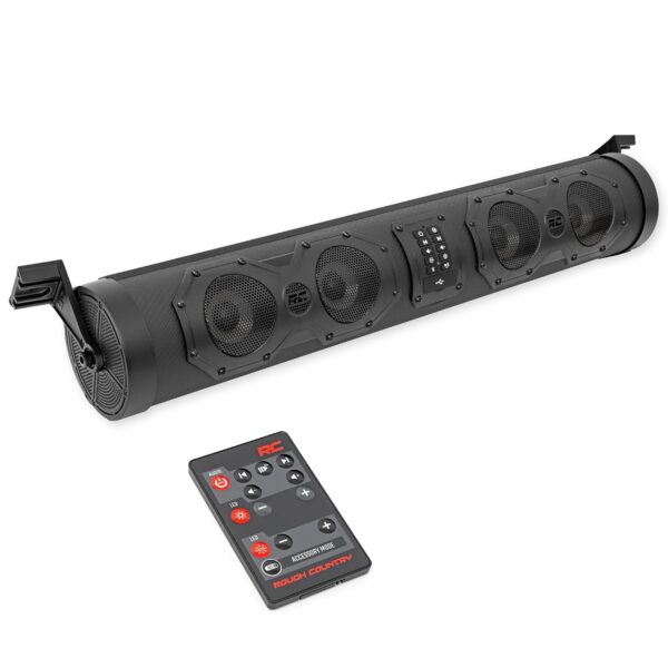 Barra de Sonido UTV Rough Country 99515_A Bluetooth 500 Watts 8 Altavoces Impermeable IP66 Negro