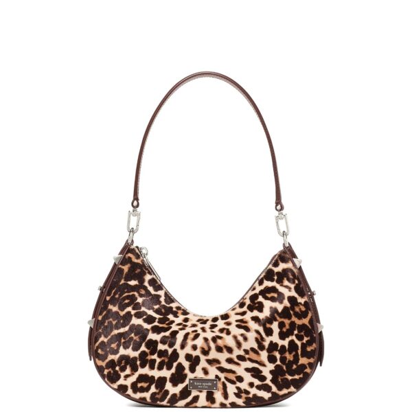 Bolsa de Hombro kate spade new york Liv KM230250 Piel de Pelo de Leopardo Convertible