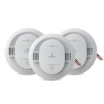 Kidde Detector de humo y monóxido de carbono cableado para el hogar, alertas de voz, batería de reserva de 10 años, paqu
