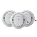 Kidde Detector de humo y monóxido de carbono con cableado para el hogar, alertas de voz, respaldo de 2 pilas AA, paquete